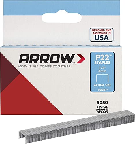 Image of Arrow P22 Staples Box 5000 1/4in
