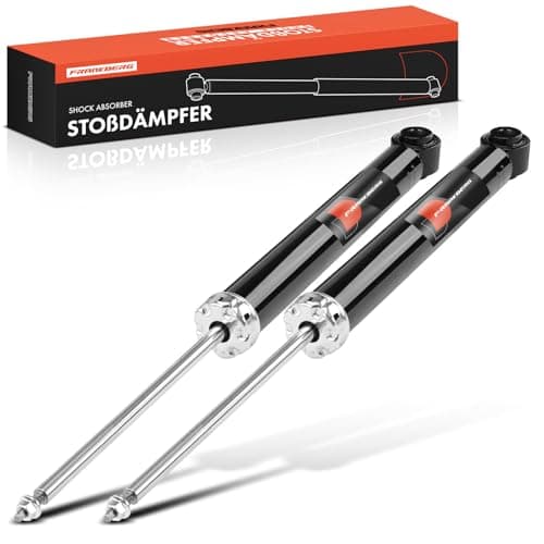Image of Frankberg 2x Shock Absorber Strut Rear Left Right 648mm Gas pressure Compatible with CX-5 KF 6 Estate GJ GL 6 Saloon GJ GL Replace# 5556,3440014