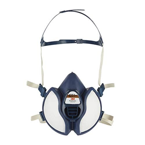 Image of 3M Spray Paint Respirator 4251+, A1P2, Maintenance Free Half-Mask, Against Organic Gases And Vapours, 1 Pack,Blue