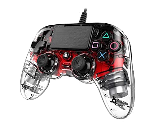 Image of NACON Compact Wired Controller for PS4/PC Iluminado Rojo