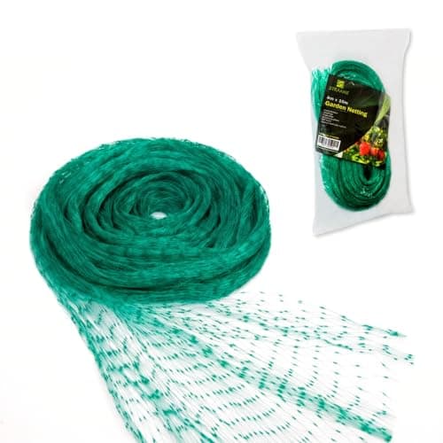 Image of Straame Garden Netting 4m x 10m, Green Nylon Fine Garden Mesh, Gardening Anti Bird Netting for Vegetable Patch & Raised Beds, Allotment & Pond Net Cover, Plant Protection, Cat Deterrent, UV Resistant