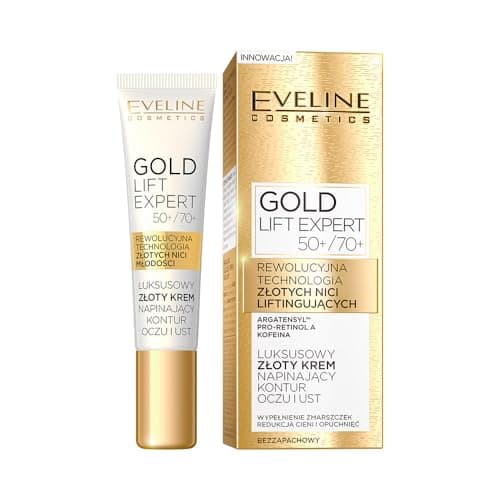 Image of Eveline Cosmetics Gold Lift Expert Eye/Lip Cream 50+ / 70+ 15ml