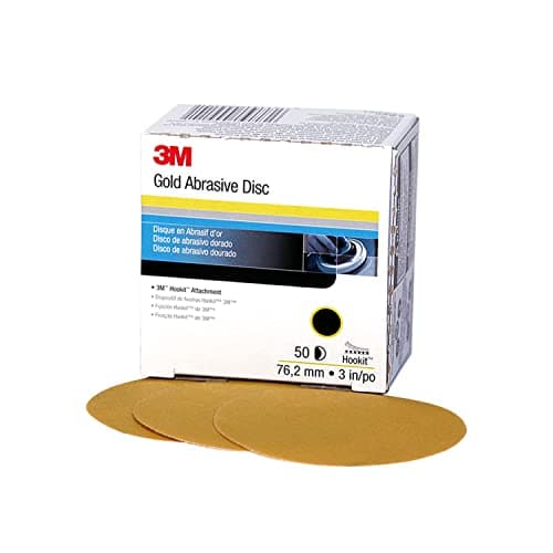 Image of 3M Hookit Gold Disc 236U, 00921, 3 in, P80, 50 discs per carton