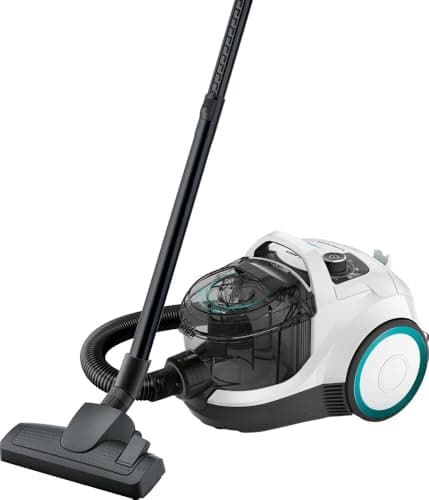 Image of Bosch Series 4 BGC21HYG1 Bagless Sledge Vacuum Cleaner, White, 550 watts