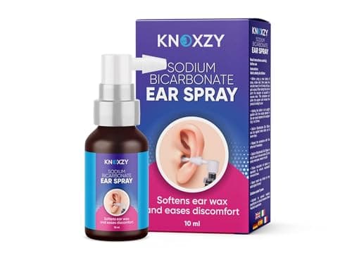 Image of Knoxzy Sodium Bicarbonate Ear Spay, Ear Wax Remover for Clogged Ear Relief and Swimmer s Ear 10ml x 2 (Package May Vary)