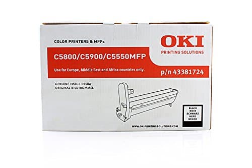 Image of Drum unit Original OKI 1x Black 43381724 / C5800 for OKI C 5900 DN