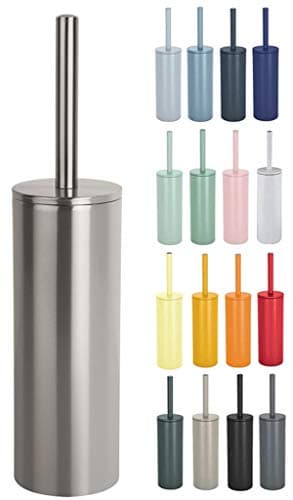Image of Spirella Nyo Steel Brushed Toilet Brush, Silver