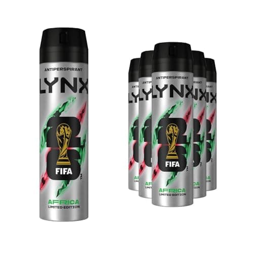 Image of Lynx XL Antiperspirant Africa The G.O.A.T. of Fragrance 72 Hour Protection From Odour and Sweat with the Unique Scent Masculine Deodorant for Men, 200ml Pack of 6