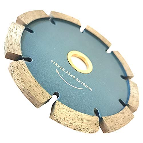 Image of Meacase 115mm Diamond Mortar Raking Disc with 6.35mm Width 22.23mm-16mm Arbor for Removal Mortar Joints from Brickwork