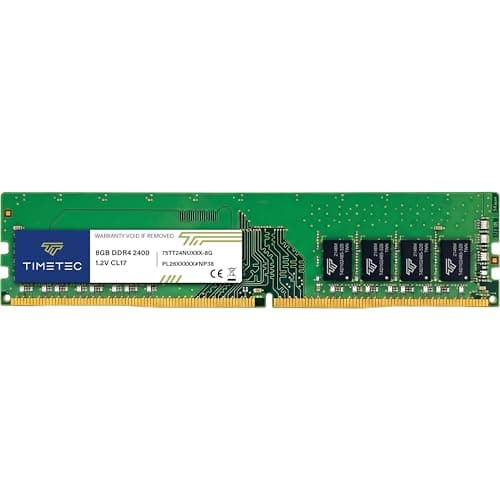 Image of Timetec Premium 8GB DDR4 2400MHz (PC4-2400T) PC4-19200 UDIMM for Desktop PCs - Non-ECC Unbuffered, 288-Pin, 1.2V, CL17 DIMM Memory Module