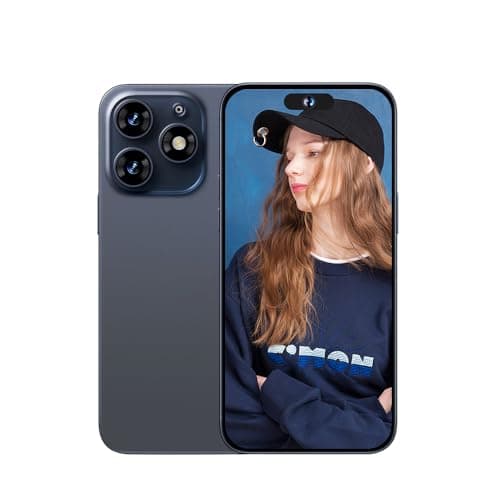 Image of 4G Dual SIM Unlocked Mobile Phones,4GB RAM/ROM 64GB,6.53 inch HD+ Display,Dual Camera Android 10,Face Unlock,BT,FM,GPS,WIFI,OTG,4600mAh Fast Charge (McM15PM(4+64GB)-Dark Blue)