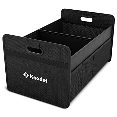 Image of K KNODEL Car Boot Organiser, Foldable Car Boot Storage, Automotive Consoles & Organisers (Medium, Black)