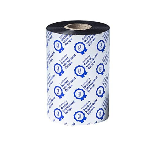 Image of Brother BWP-1D300-110 Thermal Transfer Ink Ribbon, Black, Premium Wax, 110mm (W) x 300M (L), Brother Certified Supplies