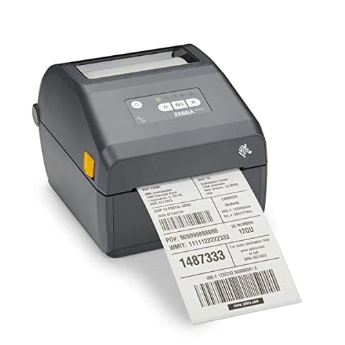 Image of Zebra Technologies - ZD421 Direct Thermal Printer - 203 dpi, USB, USB Host, Modular Connectivity Slot, BTLE5 - Suitable For Logistics, Manufacturing, Retail and Healthcare Applications