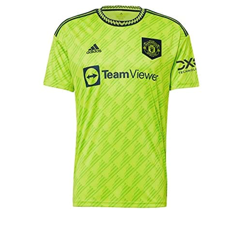 Image of adidas Manchester United 22/23 Away Jersey Men's, Semi Solar Slime, Large