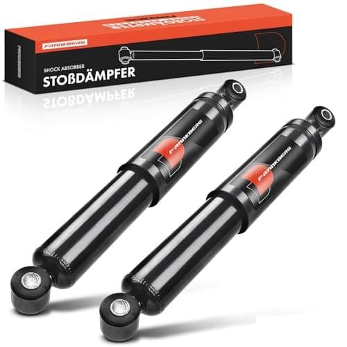 Image of Frankberg 2x Shock Absorber Strut Rear Left Right 396mm Gas pressure Compatible with Kangoo KC0/1 Kubistar Box X76 Kangoo Express FC0/1 Replace# 55022,230611