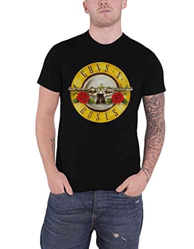 Image of Guns N Roses Unisex Classic Logo Short Sleeve T-Shirt, Black, Small