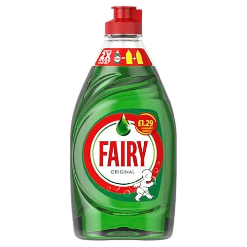 Image of Fairy Original Washing Up Liquid With Upto 2X Longer Lasting, 320ml