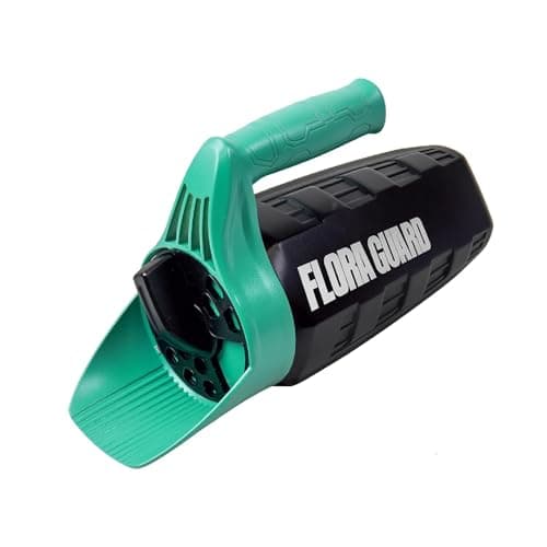 Image of FLORA GUARD Handheld Seed Spreader, Adjustable Dial Salt Spreader, Feed Seeding Fertiliser Spreader For Grass Seed, Garden Lawn and Ice Melt