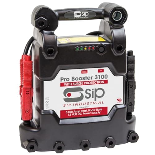 Image of SIP Pro 3100 Start Booster, Battery Booster Jump Starter Power Pack 12V 3100A with Surge Protection
