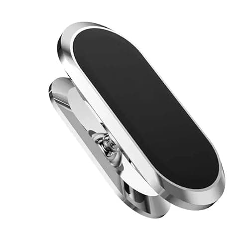 Image of Fortune Global Universal Car Phone Holder, Magnetic Mount With 360° Rotation, Compatible With Samsung iPhone All Smartphones (Silver)