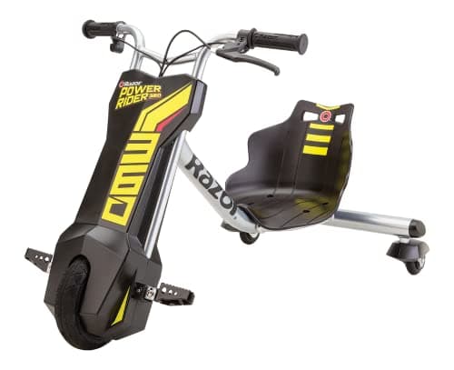 Image of Razor PowerRider 360 – Electric Tricycle, Up to 9 mph, Welded Steel Fork, 12V Powered Ride-On for Ages 8 and Up