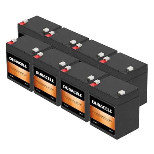 Image of Duracell Original DR5-12 Valve Regulated Lead Battery (8 Pack) - 12V | 5Ah - Replaces NP5-12 | NP5-12T | LSLA5-12 | HSC12-5 | LP12-5.0