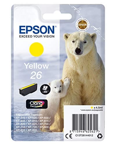 Image of Epson Polar Bear Ink Cartridge for Expression Premium XP-600 Series - Yellow,4.5ml