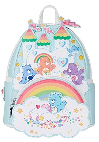 Image of Loungefly Care Bears Castle Mini Backpack, Multi, One Size