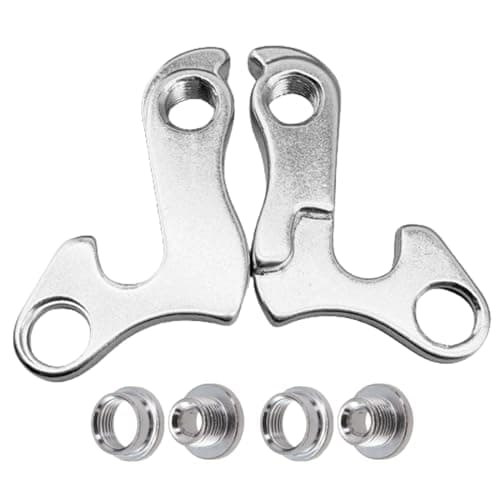 Image of Rear Derailleur Hanger Alloy Bike Rear Tail Hanger Rear Gear Mech Derailleur Hanger Hook Drop Out Adapter Bicycle Tail Hook Screw Cycling Replace Part
