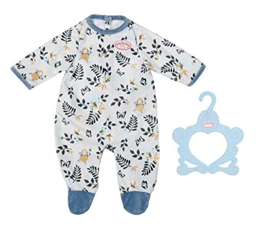 Image of Baby Annabell Romper Blue - To Fit 43cm Dolls - Set Includes Supersoft Blue Romper and clothes hanger - Suitable for children aged 3+ years - 706824