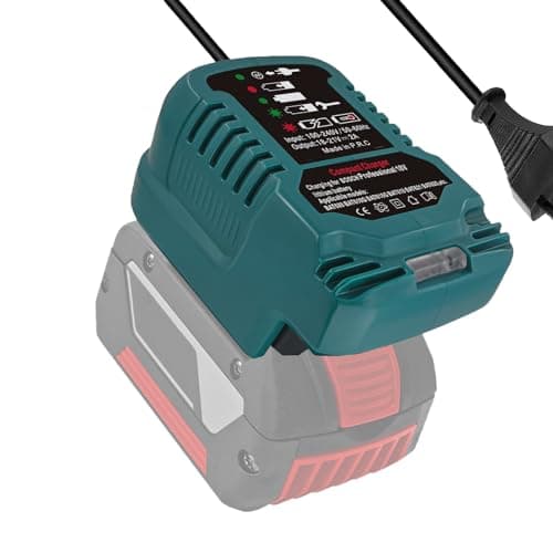 Image of JJXNDO Battery Charger Replacement for Bosch Professional 18V System GBA 18V Portable Mini Compact Charger (Not for 12V Battery)