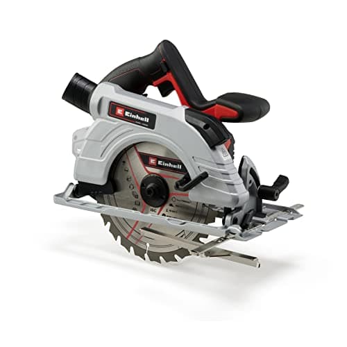 Image of Einhell Cordless Circular Saw 18V Power X-Change, 190mm Brushless Rotary Wood Saw, Tool-Free Adjustment, LED, Dust Extraction, Without Battery TE-CS 18/190 Li Solo