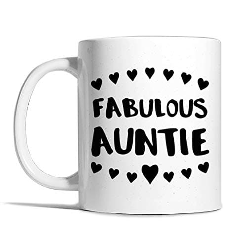Image of Risk-A Designs Auntie Mug, Fabulous Auntie Mug, Auntie Gift, Birthday Gift for Auntie, Aunty Mug, Gift for Sister