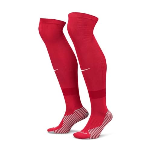 Image of Nike FQ8253-657 Strike Dri-FIT Socks Unisex UNIVERSITY RED/GYM RED/WHITE Size L