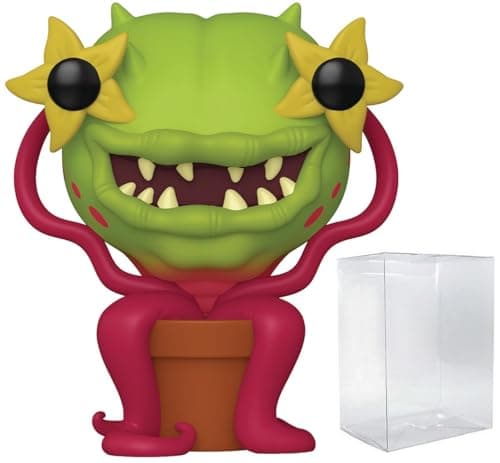 Image of POP DC Heroes: Harley Quinn Animated Series - Frank The Plant Funko Vinyl Figure (Bundled with Compatible Box Protector Case), Multicolored, 3.75 inches