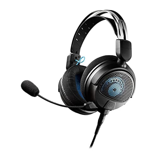 Image of Audio-Technica ATH-GDL3BK Open-Back Lightweight Gaming Headset With Boom Mic (Black)