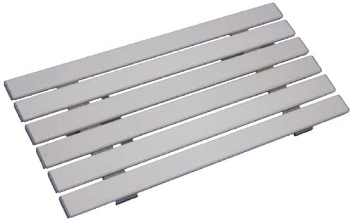 Image of Aidapt White Width Adjustable Easy Clean Bath Board Bath Transfer Board to Fit Baths Between 560 and 650mm Bathroom Aid