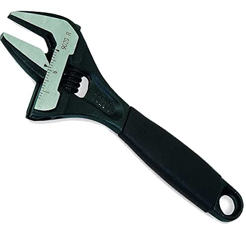 Image of Bahco 9029 R US 6-Inch Wide Mouth Adjustable Wrench, Black