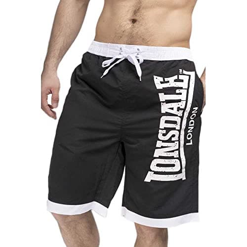 Image of Lonsdale Men's Clennell Shorts - Black - Large