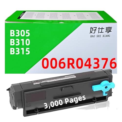 Image of 006R04376 006R04377 006R04378 Black High Yield Toner Cartridge Compatible with Xerox B305 B310 B315 Laser Printer (006R04376 Toner-3000Pages)