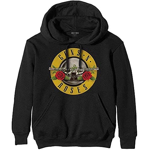 Image of Guns N' Roses Unisex Adult Classic Logo Hoodie (M) (Black)