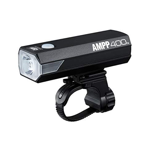 Image of CATEYE Unisex's Ampp 400 Front Bicycle Light, Black, 34 x 100 x 37 mm