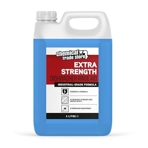 Image of Chemical Trade Store - Dishwasher Rinse Aid - Original - 5 Litre - Concentrated Formula for Industrial/Commercial Machines - Mega Value - 600 Washes!