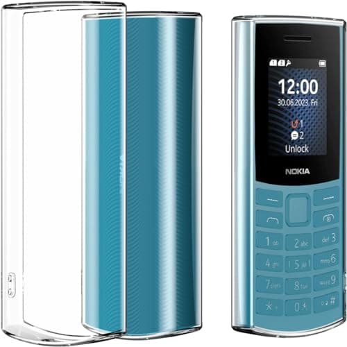 Image of PIXFAB for Nokia 105 4G (2023) Case, [Ultra Slim] Scratch Resistant TPU Gel Rubber Soft Skin Silicone [Protective Case] Cover for Nokia 105 4G (2023) - Clear