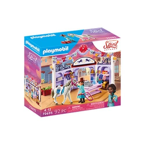 Image of PLAYMOBIL DreamWorks Spirit Untamed 70695 Miradero Tack Shop, for Children Ages 4+