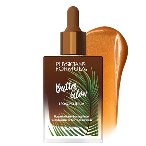 Image of Physicians Formula Butter Glow Bronzing Serum, Nourishing Skincare Bronzing Drops for Radiant Sunkissed Complexion, Enriched with a Blend of Murumuru, Cupuaçu and Tucuma Butters, Sunkissed Glow