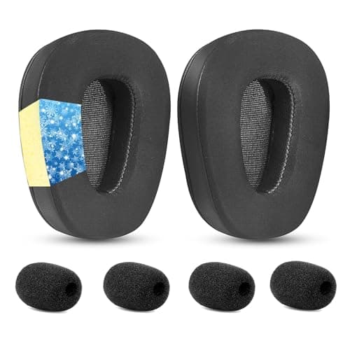 Image of TaiZiChangQin Earpads Replacement Compatible with VXI BlueParrott B650-XT S650-XT B650XT S650XT Noise Cancelling Bluetooth Headphones Cooling-Gel Ear Pads Cushions High-Density Foam Black