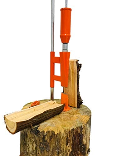 Image of FMSS Smart Splitter - Safe and Easy Manual Log Splitter Axe Wedge Maul - Includes Universal Splitting Base Blade (DuoCut Technology)