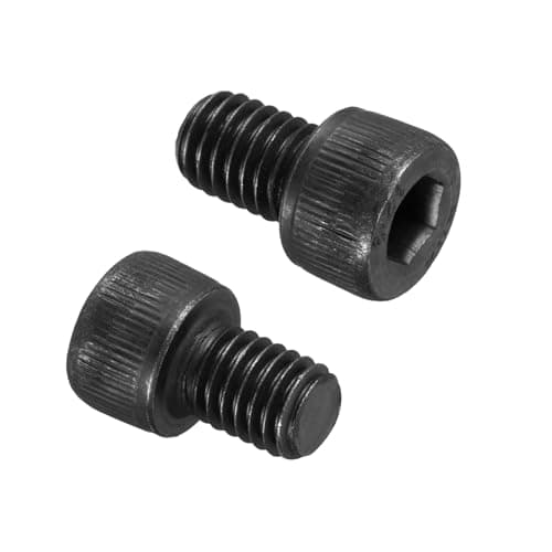 Image of PATIKIL 50 Pcs M8 x 12 mm Hex Socket Head Cap Screws Bolts, 12.9 Grade Carbon Steel Socket Drive Screws, Black Oxide, Full Threads